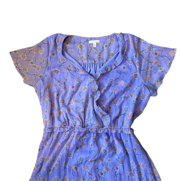 LC LAUREN CONRAD FLORAL MIDI DRESS Size XXL - Picture 3 of 7